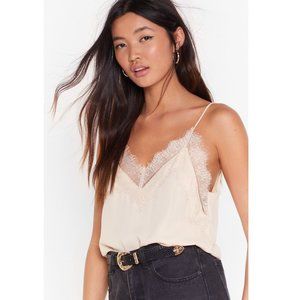 Lace Trim Cami Top